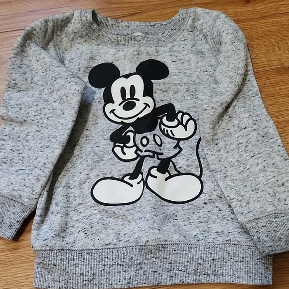 Disney Gray Mickey Mouse Pullover Sweatshirt - Picture 3 of 3